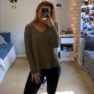 Olive green long sleeve